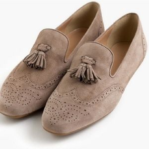 J. Crew Georgie Suede Tassel Loafer
